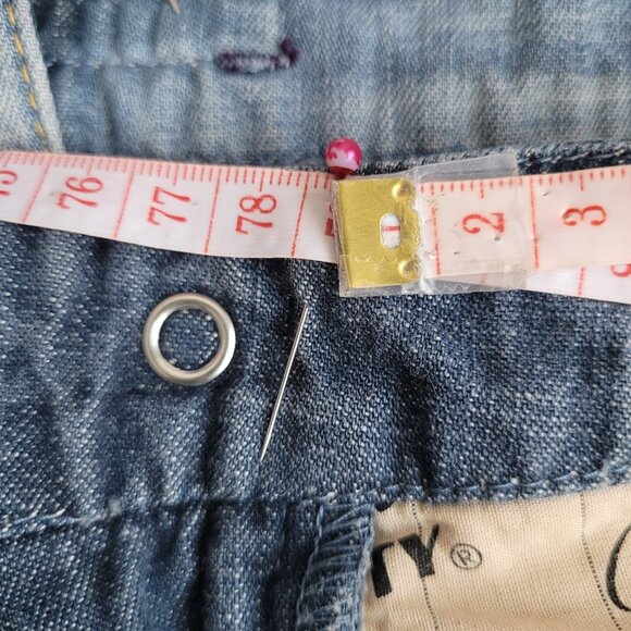 Y2K Made in Italy Pleated Miss Sixty Low Rise Jeans-Size 28* READ CAPTION - Picture 12 of 12